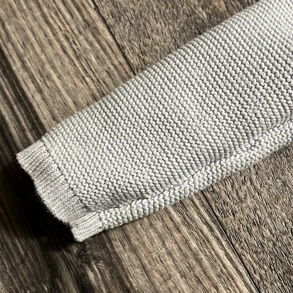 Just one you by carters size 12 months knit sweater pant set baby boy guc blue - Picture 2 of 9